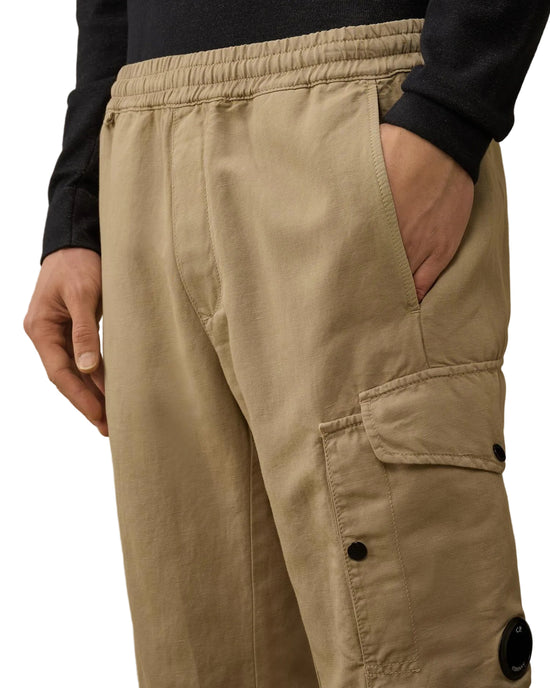 Cotton/Linen Lens Cargo Pants (TBC) - Casual Basement
