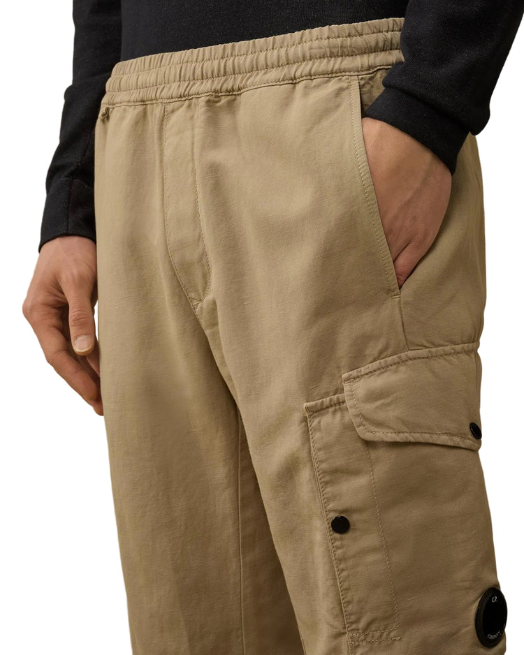 Cotton/Linen Lens Cargo Pants (TBC) - Casual Basement