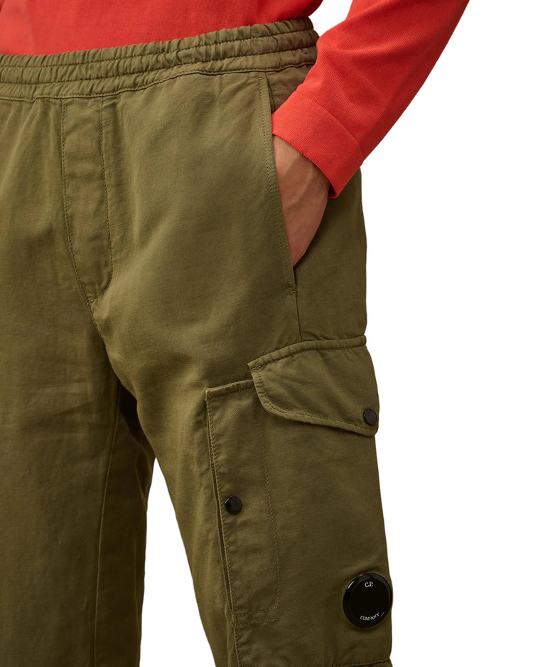 Cotton/Linen Lens Cargo Pants (TBC) - Casual Basement