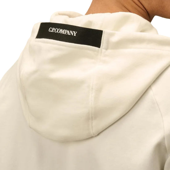 Diagonal Raised Fleece Lens Zip Hoodie - Casual Basement
