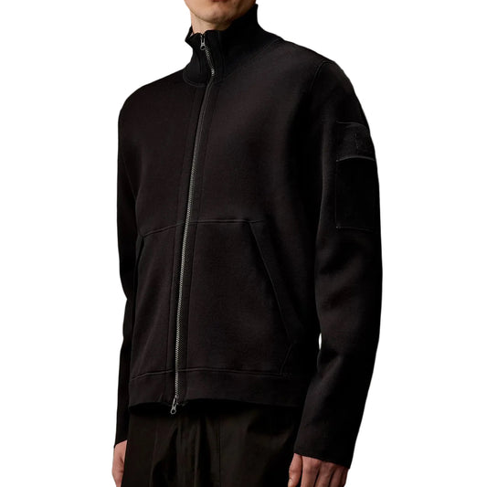 Metropolis Cotton/Nylon Zipped Cardigan - Casual Basement