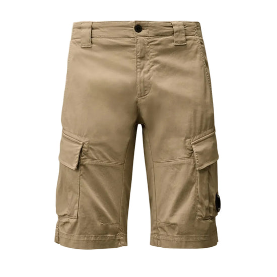 Satin Stretch Lens Cargo Shorts - Casual Basement