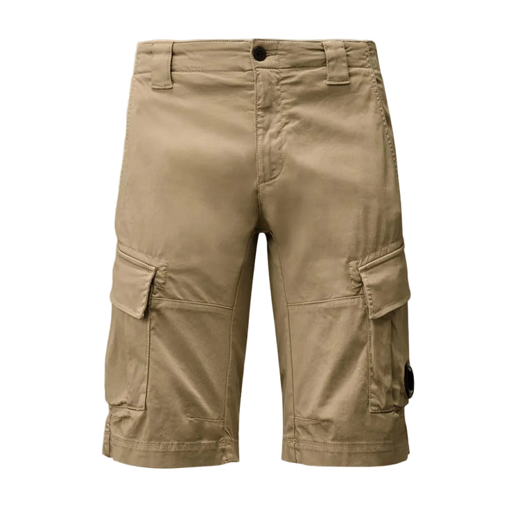 Satin Stretch Lens Cargo Shorts - Casual Basement