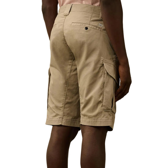 Satin Stretch Lens Cargo Shorts - Casual Basement