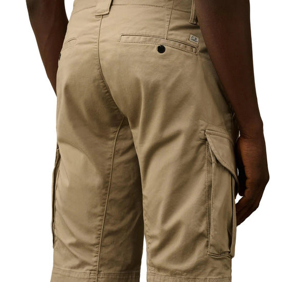 Satin Stretch Lens Cargo Shorts - Casual Basement