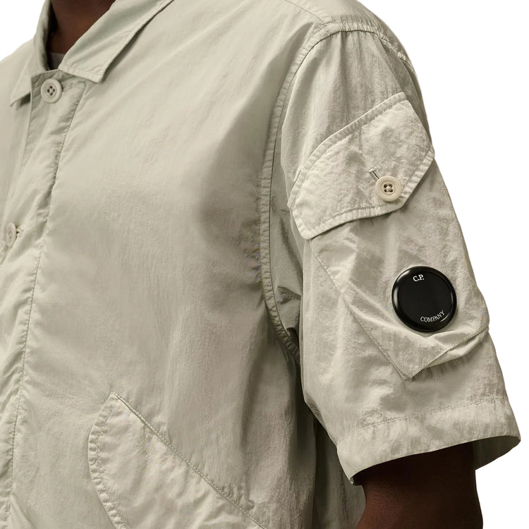 Chrome-R Short Sleeve Lens Overshirt - Casual Basement