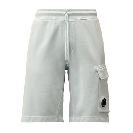 Cotton Diagonal Fleece Resist Dyed Lens Bermudas - Casual Basement