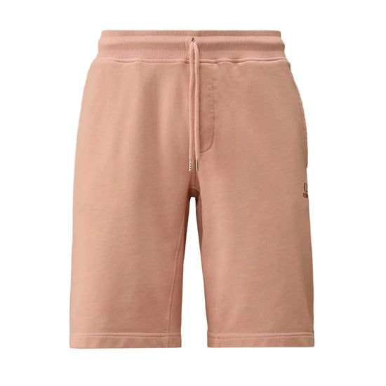Cotton Diagonal Fleece Resist Dyed Logo Bermudas - Casual Basement