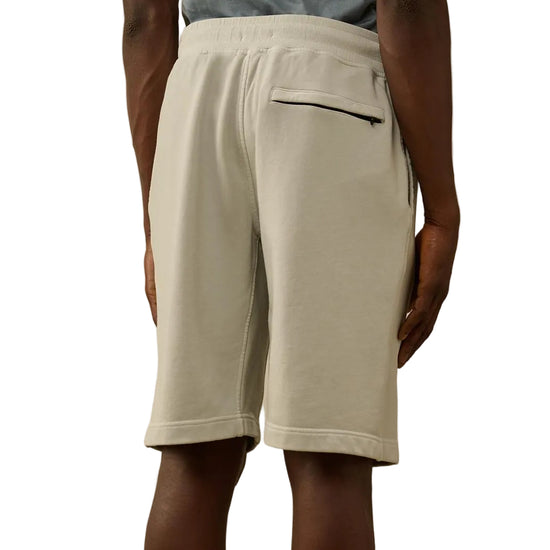 Cotton Diagonal Fleece Resist Dyed Logo Bermudas - Casual Basement