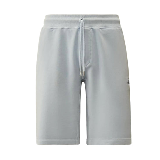 Cotton Diagonal Fleece Resist Dyed Logo Bermudas - Casual Basement