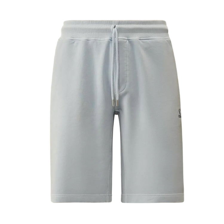 Cotton Diagonal Fleece Resist Dyed Logo Bermudas - Casual Basement