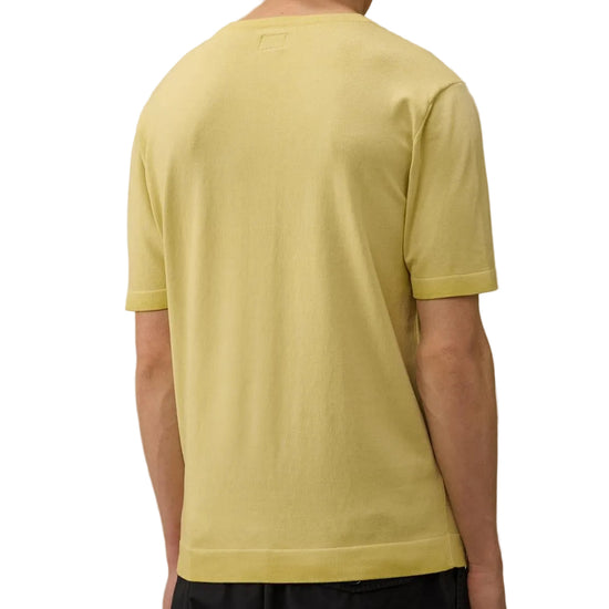 Cotton Crepe Short Sleeve Logo Knit - Casual Basement