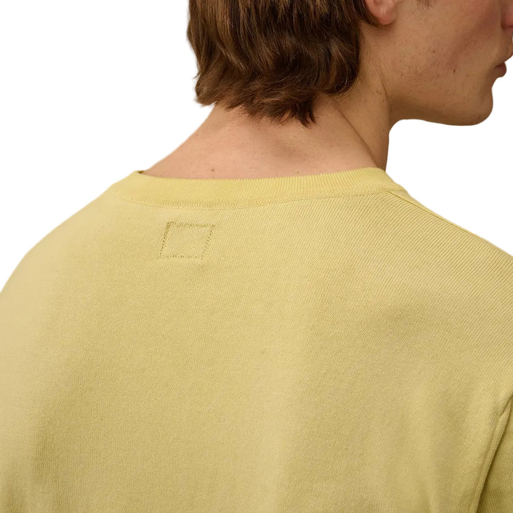 Cotton Crepe Short Sleeve Logo Knit - Casual Basement