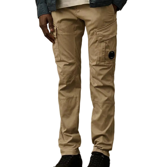Stretch Satin Lens Cargo Pants - Casual Basement