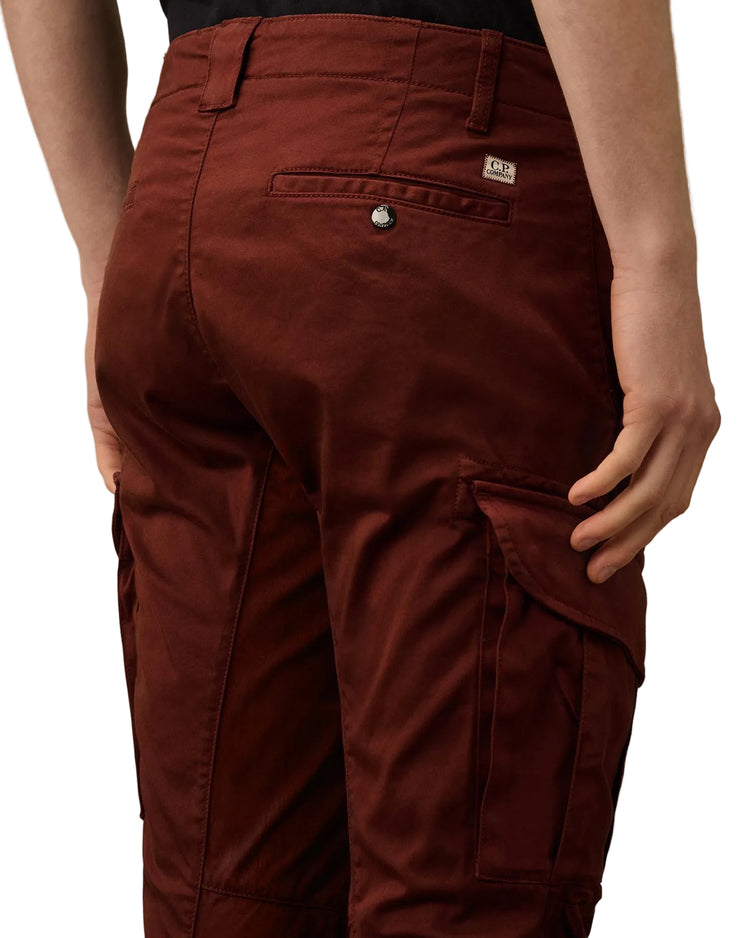 Stretch Satin Lens Cargo Pants - Casual Basement