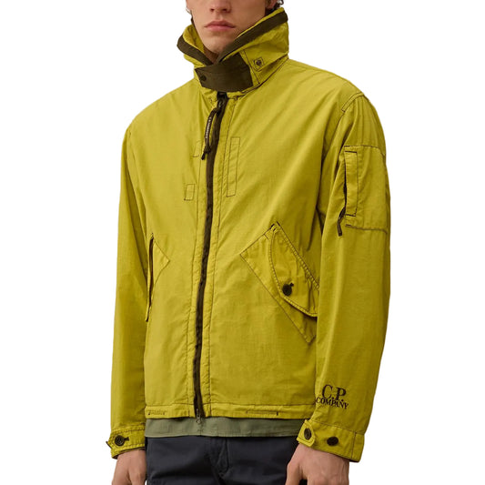 Flatt Nylon Cuff Logo Jacket - Casual Basement