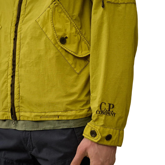 Flatt Nylon Cuff Logo Jacket - Casual Basement