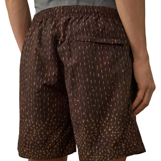Flatt Nylon Sashiko Print Swim Shorts - Casual Basement