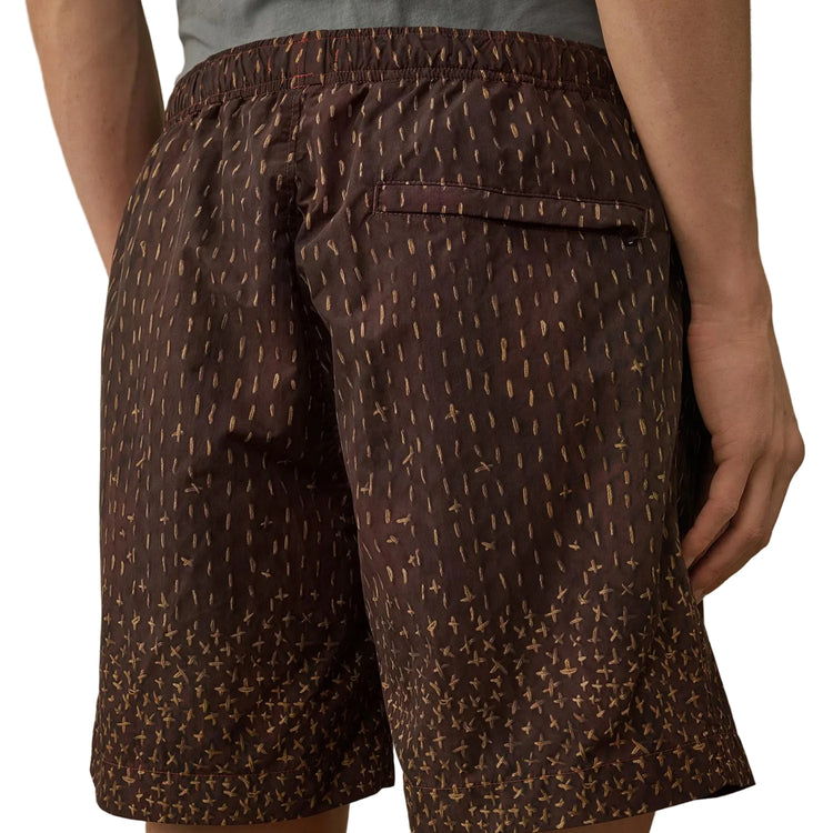 Flatt Nylon Sashiko Print Swim Shorts - Casual Basement