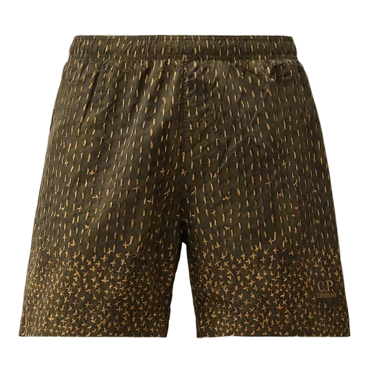 Flatt Nylon Sashiko Print Swim Shorts - Casual Basement