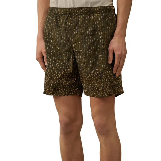 Flatt Nylon Sashiko Print Swim Shorts - Casual Basement