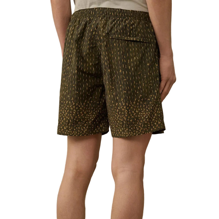 Flatt Nylon Sashiko Print Swim Shorts - Casual Basement