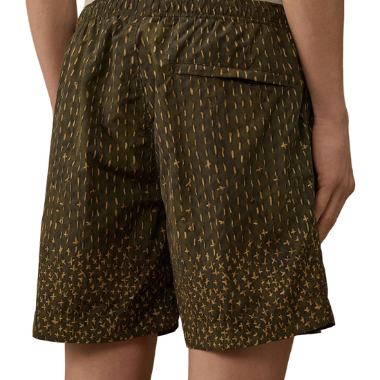 Flatt Nylon Sashiko Print Swim Shorts - Casual Basement