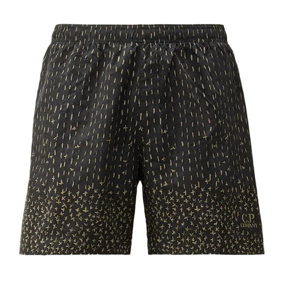 Flatt Nylon Sashiko Print Swim Shorts - Casual Basement