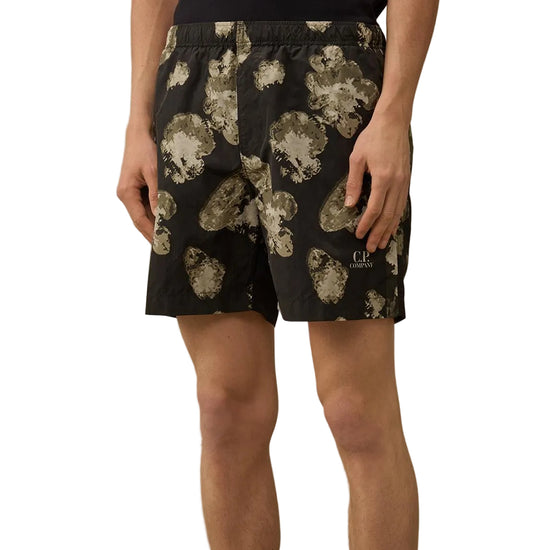 Flatt Nylon Flower Print Swim Shorts - Casual Basement
