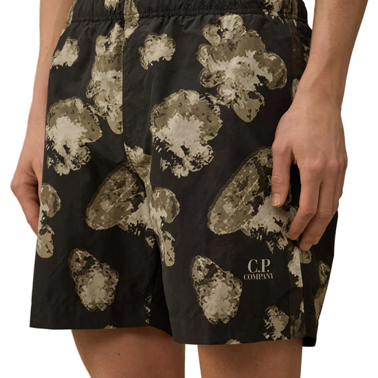 Flatt Nylon Flower Print Swim Shorts - Casual Basement