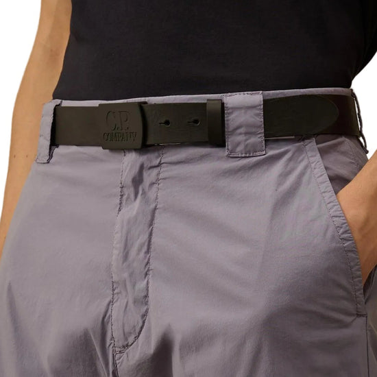 Leather Logo Buckle Belt - Casual Basement