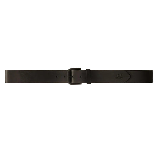 Leather Side Logo Belt - Casual Basement