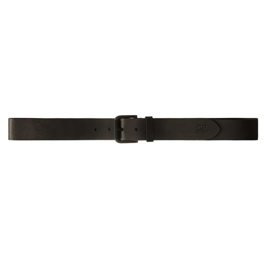 Leather Side Logo Belt - Casual Basement