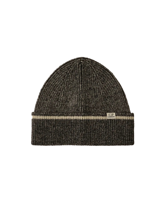 Fleece Knit Logo Beanie - Casual Basement