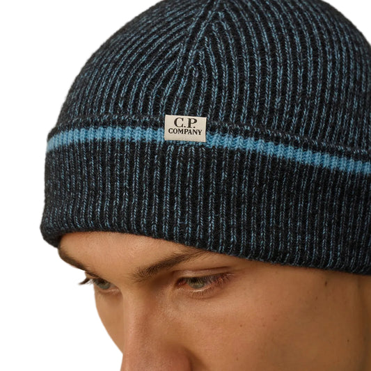 Fleece Knit Logo Beanie - Casual Basement