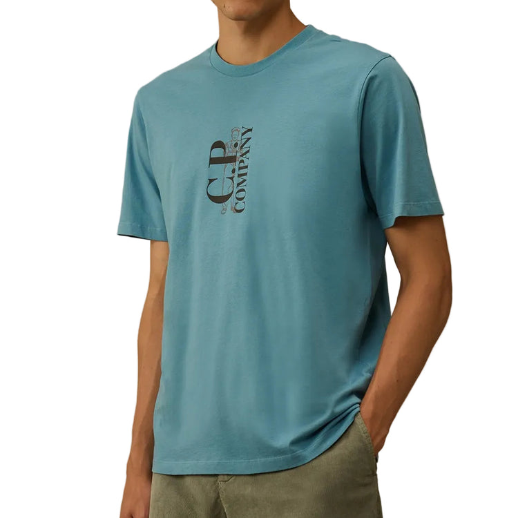 Vertical Logo Print T-Shirt