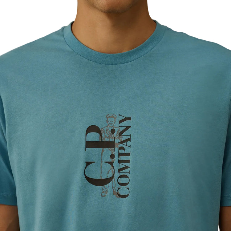 Vertical Logo Print T-Shirt