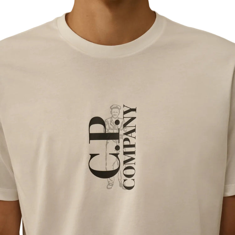 Vertical Logo Print T-Shirt