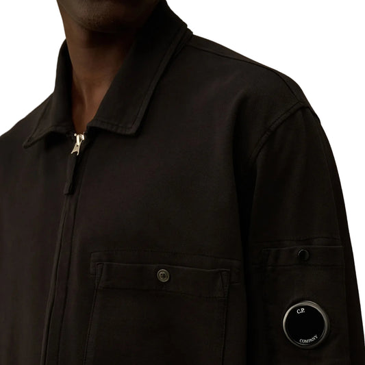 Light Fleece Polo Zip Lens Sweatshirt - Casual Basement