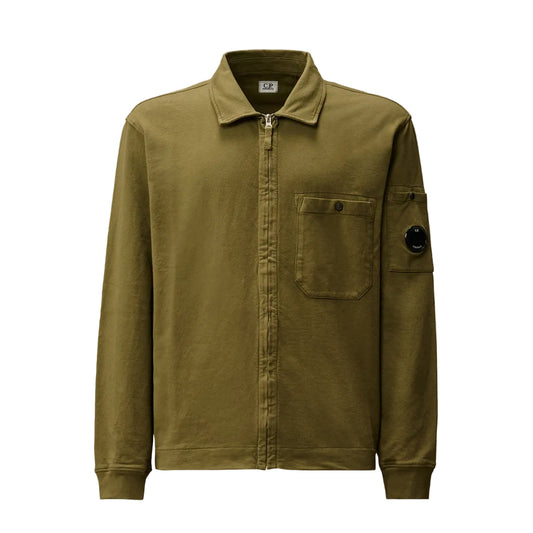 Light Fleece Polo Zip Lens Sweatshirt - Casual Basement