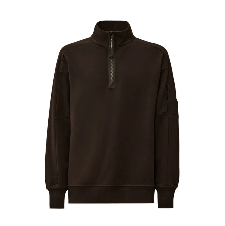 Quarter Zip Lens Fleece Sweatshirt