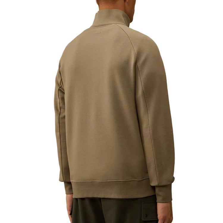 Quarter Zip Lens Fleece Sweatshirt
