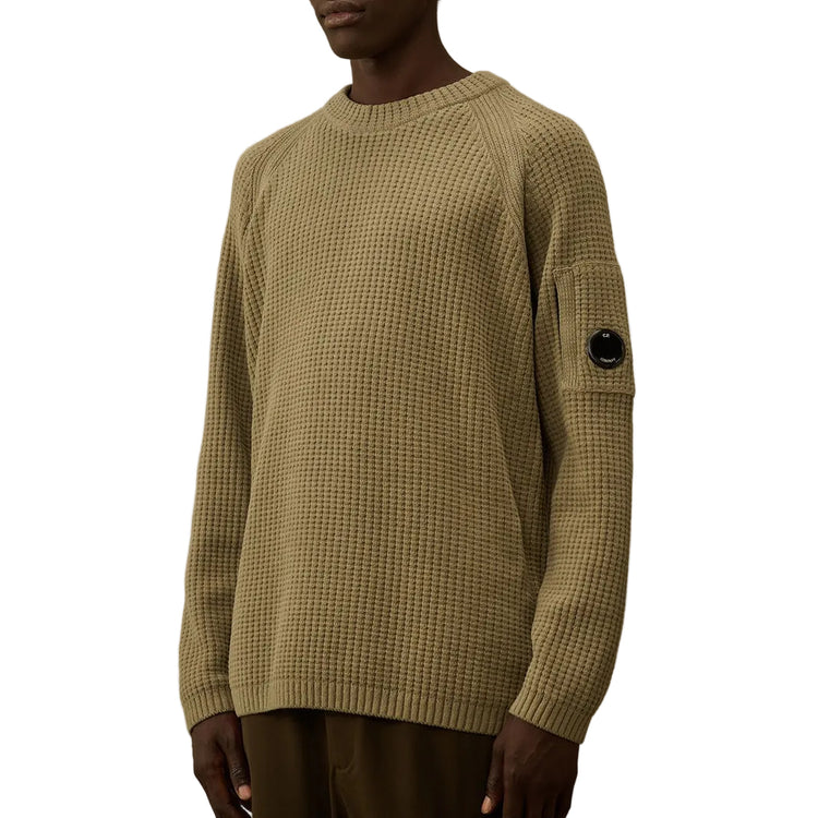 Chenille Waffle Knit Lens Jumper