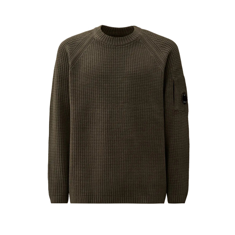 Chenille Waffle Knit Lens Jumper