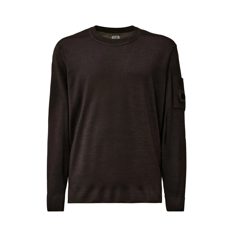 Merino Wool Crewneck Lens Knit