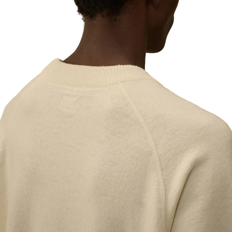 Felted Merino Wool Crewneck Lens Knit