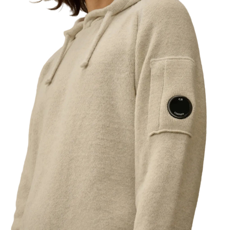 Fleece Knit Lens Hoodie