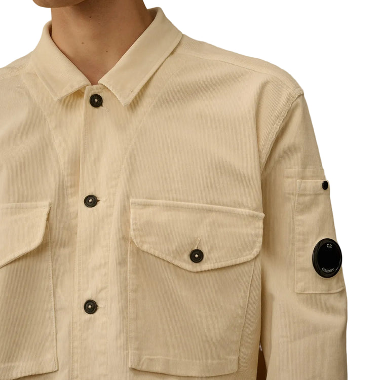 Stretch Corduroy Lens Overshirt
