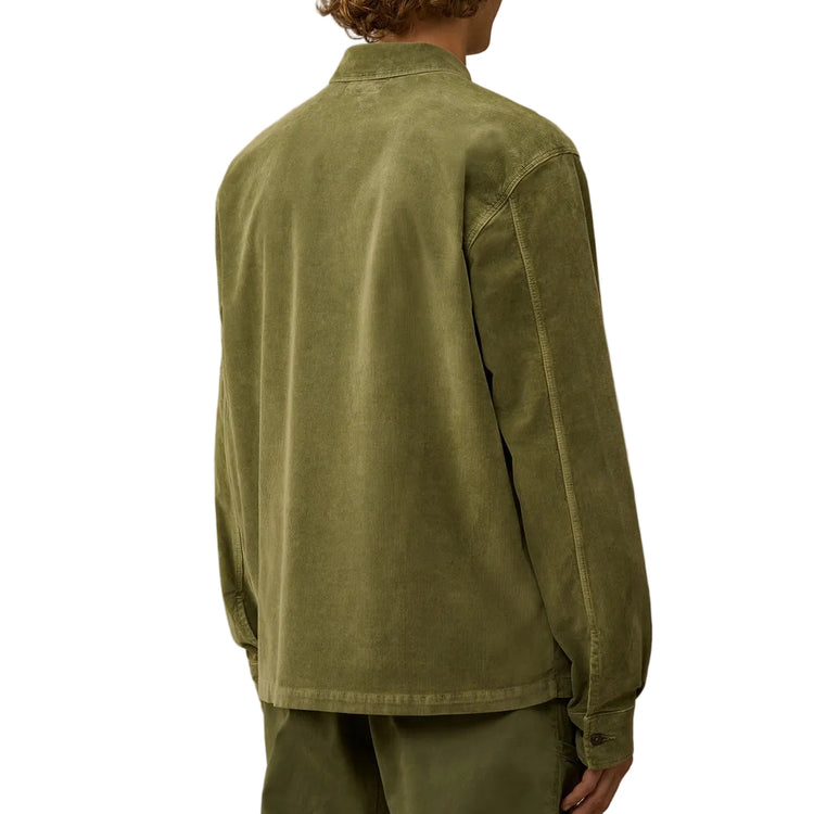 Stretch Corduroy Lens Overshirt