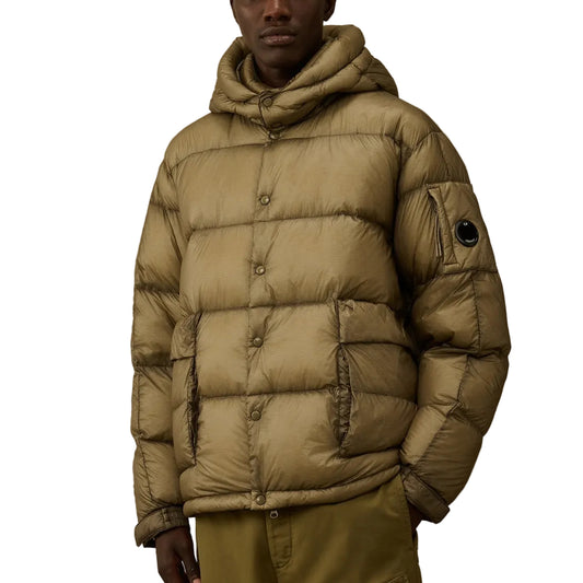 D.D. Shell Hooded Lens Down Jacket - Casual Basement